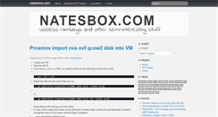 Desktop Screenshot of natesbox.com